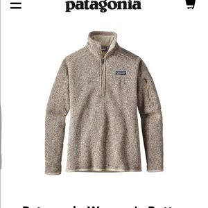Patagonia women’s better sweater in size XL